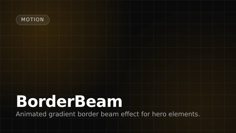 BorderBeam preview