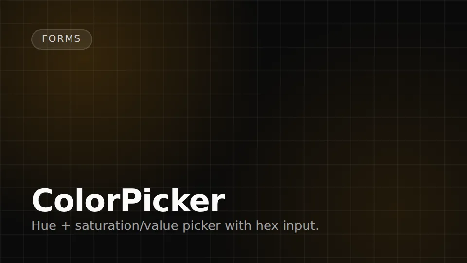 ColorPicker preview