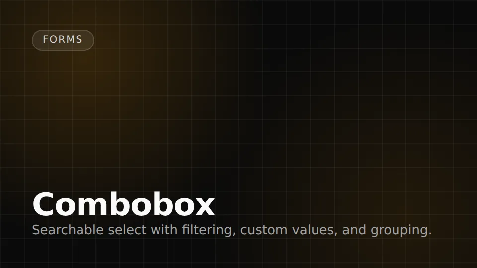 Combobox preview