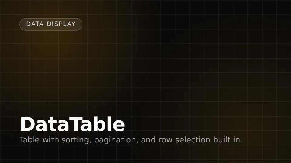DataTable preview