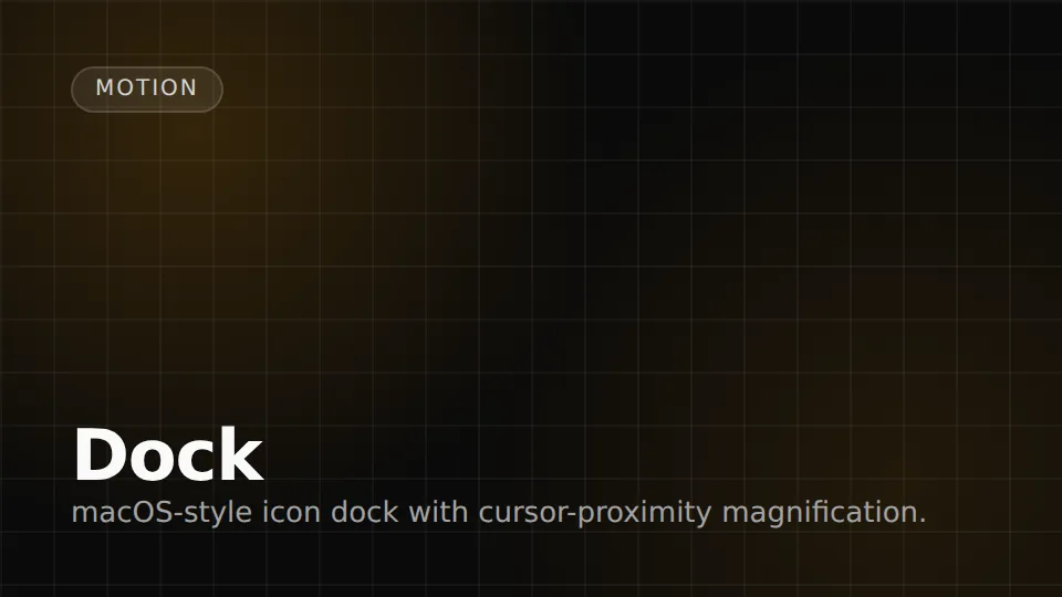 Dock preview