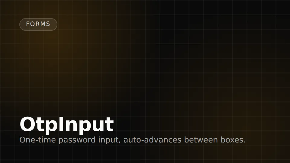 OtpInput preview
