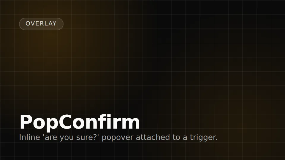 PopConfirm preview