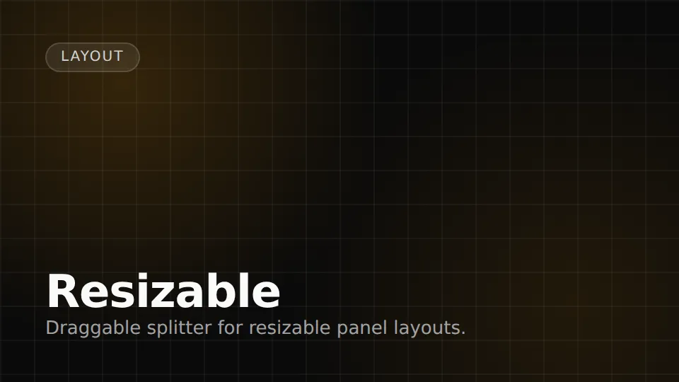 Resizable preview
