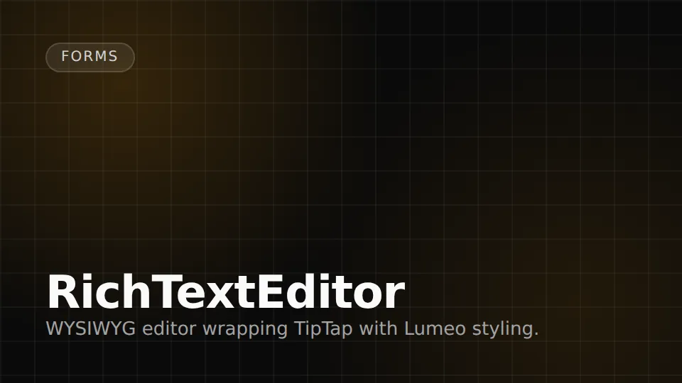 RichTextEditor preview