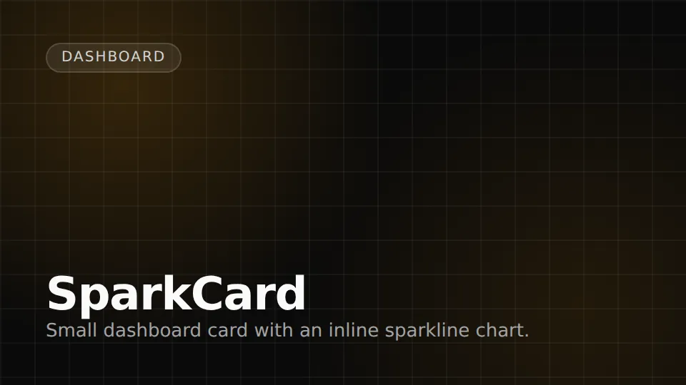SparkCard preview