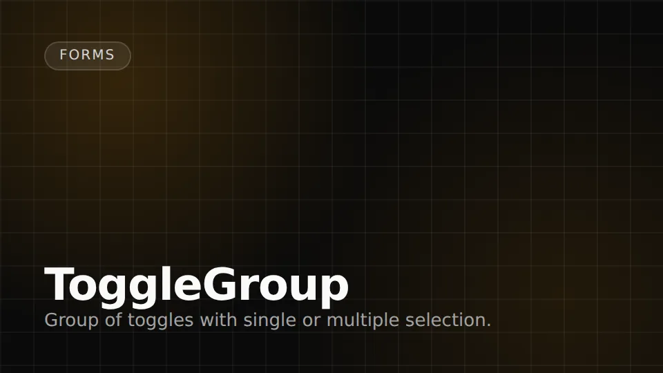 ToggleGroup preview